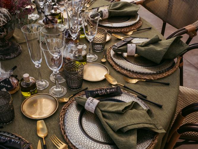 Mesa en evento privado en Puntapiedra