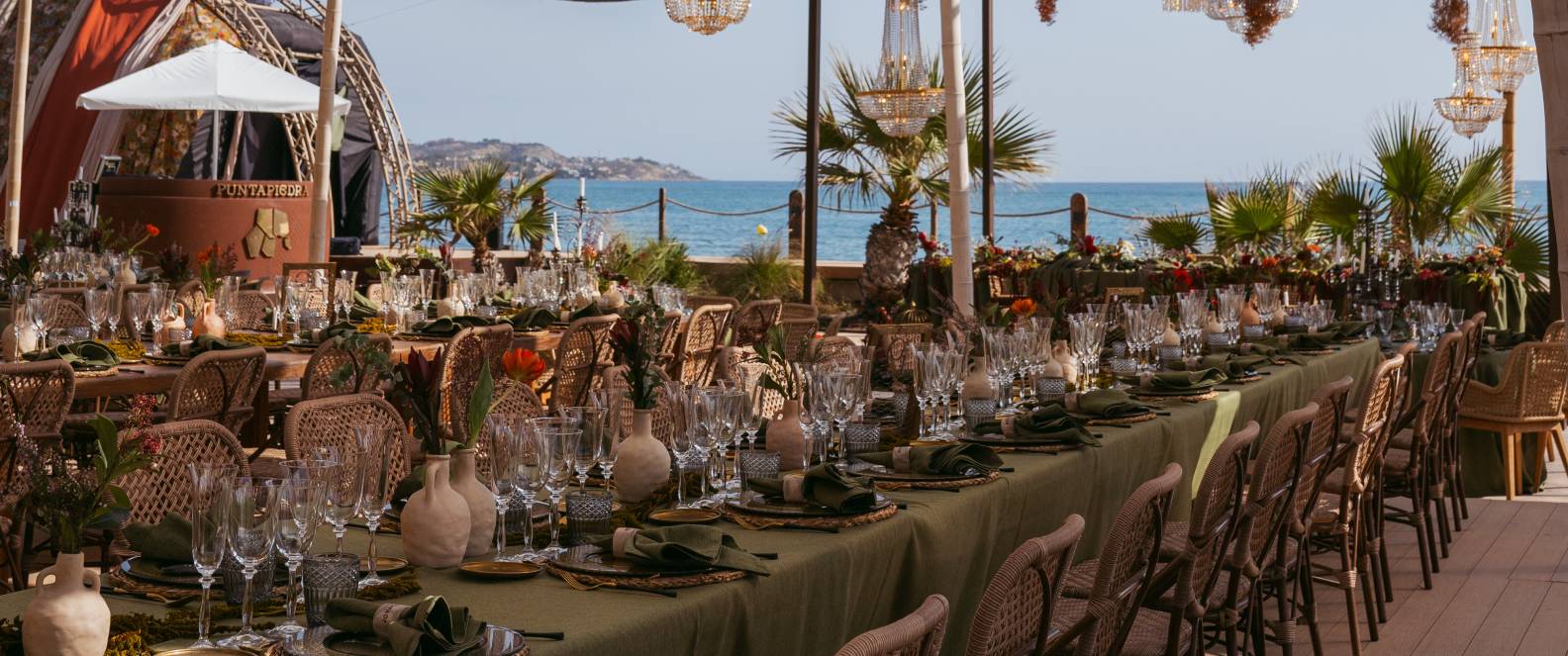 Ejemplo de celebración en Puntapiedra, el restaurante para eventos Alicante.